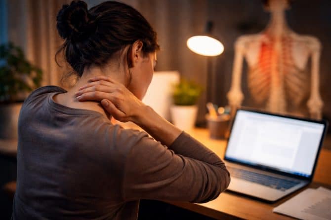 Spalla e collo da pc: non è solo “contrattura” (e perché spalla e cervicale parlano sempre)